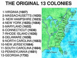 Image result for the 13 colonies