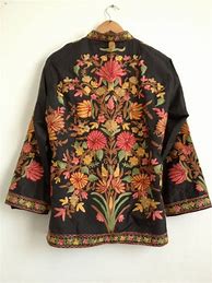 Image result for Floral Embroidered Jacket Men