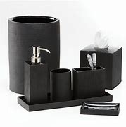 Image result for Black Bathroom Accessories