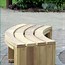 Image result for Curved Benches Outdoor