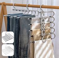 Image result for Space-Saving Trouser Hangers