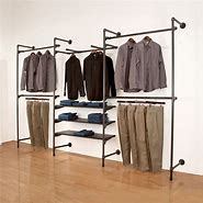 Image result for Wall Mounted Closet Clothes Racks