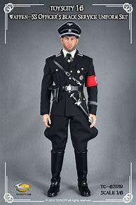 Image result for SS Officer Black Uniform