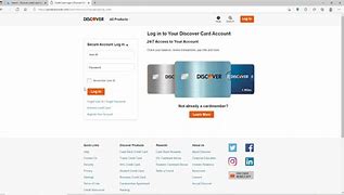 Image result for Discover Credit Card Login