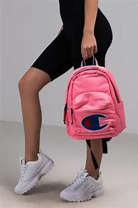 Image result for Pink and White Champion Backpack