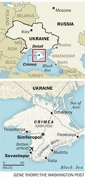 Image result for Russia-Ukraine Crimea Invasion Map