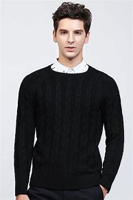 Image result for Black Long Sleeve Sweater