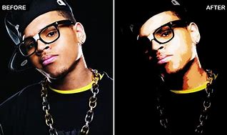 Image result for Chris Brown Before After