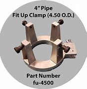 Image result for 4 Inch Pipe Clamp
