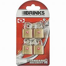 Image result for Brinks 25mm TSA Combination Luggage Padlock With Flexible Braided Cable Shackle