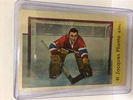 Image result for Jacques Plante Hockey Card