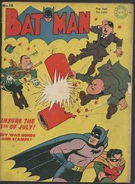 Image result for WW2 Comic Batman Cover Only