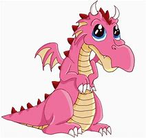 Image result for Cute Pink Dragon Cartoon