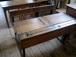 Image result for Old School Desk