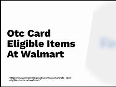 Image result for Walmart OTC Eligible Products