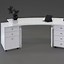Image result for White Double Desk Home Office