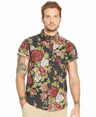 Image result for Men's Floral Button Up with Slacks