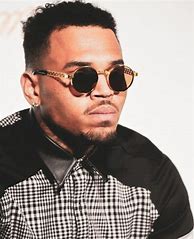 Image result for Chris Brown Gold Sunglasses