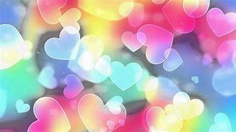 Image result for Colorful Hearts Background