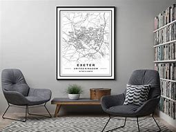Image result for Printable Map of Exeter