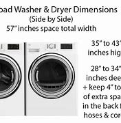 Image result for Front Load Washer Dimensions
