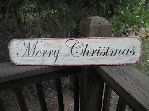 Merry Christmas sign country christmas wood sign primitive   Etsy