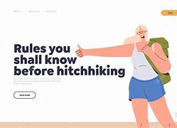 Image result for Rules of Hitchhiking
