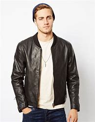 Image result for A Man in a Black Leather Bomber Jacket