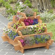 Image result for Scrap Wood Tower Planters