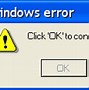 Image result for Software Error Messages