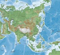 Image result for Asia Continent Map