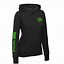 Image result for Green Jacket with Black Hoodie
