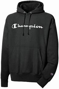 Image result for Men's Black Reverse Weave Champion Hoodie
