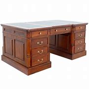 Image result for Office Desk Wood and Aluminium