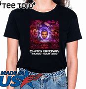 Image result for Chris Brown Indigo Shirt
