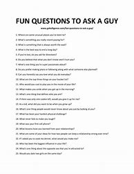 Image result for Weird Questions to Ask a Guy