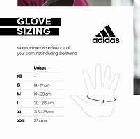 Image result for Adidas Racing Gloves Size Chart