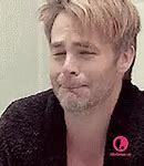 Image result for Chris Pine Crying