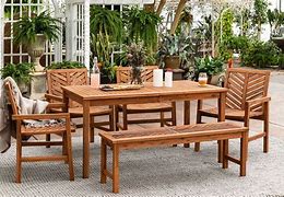 Image result for Wooden Outdoor Furniture Sets