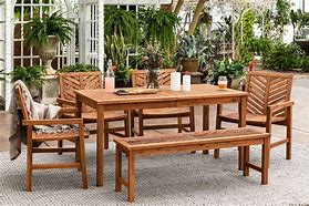 Image result for patio dining table set