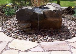 Image result for Pondless Water Feature Fountain