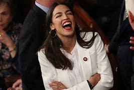 Image result for AOC Laugh