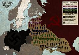 Image result for Einsatzgruppen Map