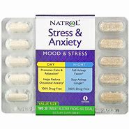 Image result for Natrol Stress & Anxiety Day & Night Dietary Supplement Tablets - 20.0 Ea