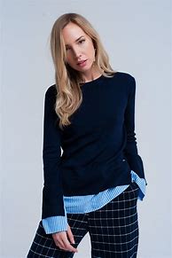 Image result for Blauwe Sweater Dames
