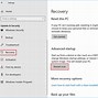Image result for Recovery Settings Windows 1.0