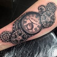 Image result for Steampunk Clock Tattoo