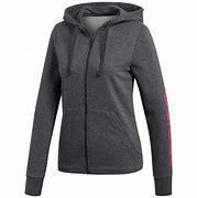 Image result for Adidas Essentials Women's Linear Full Zip Hoodie