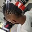 Image result for Men Braids with Fade