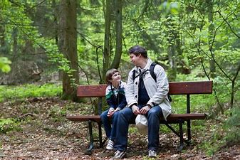 Image result for free picture of parent and child in woods